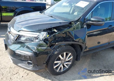 2019 Honda Pilot Ex-L из США, поврежденный, VIN 5FNYF6H48KB023672